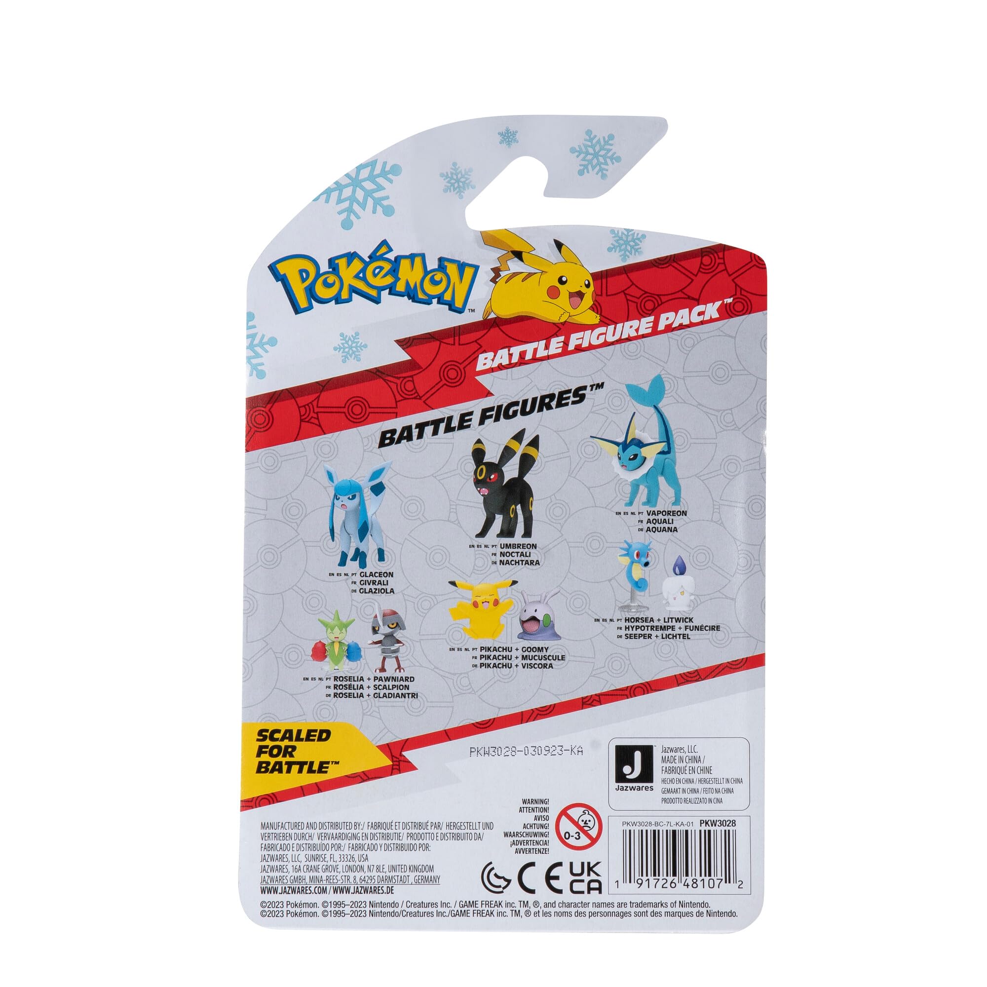 THE POKEMON WEEKLY Winter1・2 Amazon.com: Pokémon PKW3028 Battle Figure Pack Winter